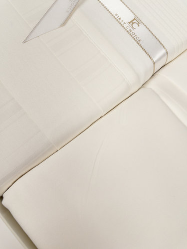 Постельное белье First Choice NEW TREND хлопковый сатин делюкс cream евро, фото, фотография