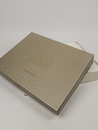 Постельное белье First Choice NEW TREND хлопковый сатин делюкс cream евро, фото, фотография