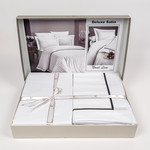 Постельное белье First Choice NOVEL LINE хлопковый сатин делюкс white евро, фото, фотография