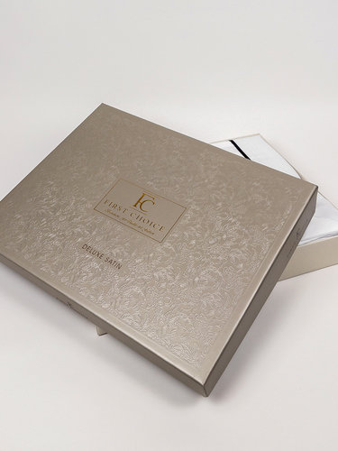 Постельное белье First Choice NOVEL LINE хлопковый сатин делюкс white евро, фото, фотография