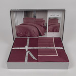 Постельное белье First Choice NOVEL LINE хлопковый сатин делюкс rose евро, фото, фотография