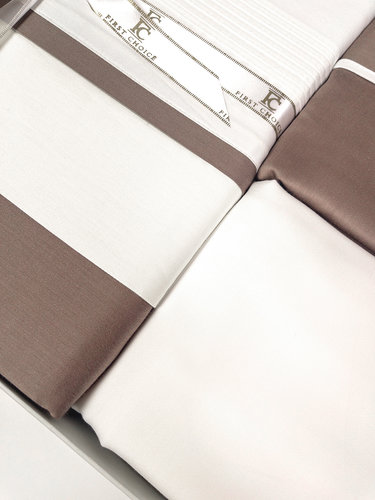 Постельное белье First Choice SERENITY хлопковый сатин делюкс mink & cream евро, фото, фотография