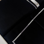 Постельное белье First Choice CLAUDIO хлопковый сатин делюкс black евро, фото, фотография