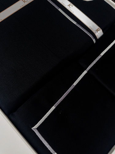 Постельное белье First Choice CLAUDIO хлопковый сатин делюкс black евро, фото, фотография