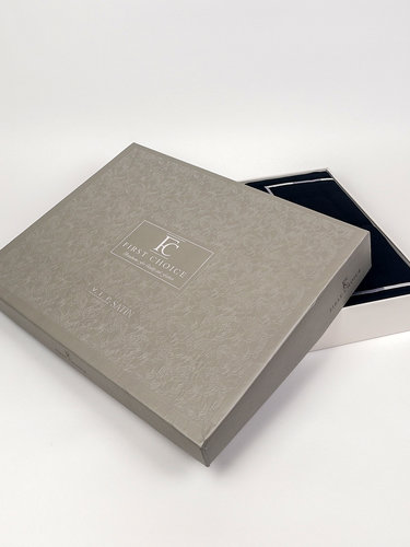 Постельное белье First Choice CLAUDIO хлопковый сатин делюкс black евро, фото, фотография