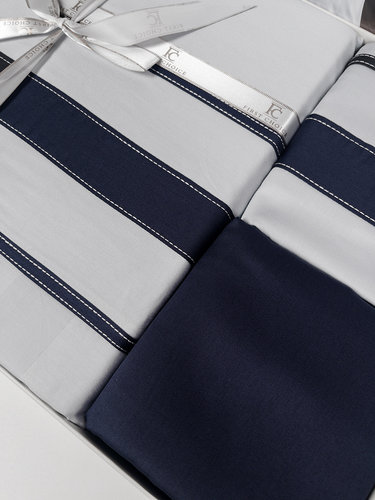 Постельное белье First Choice ARTWEL хлопковый сатин делюкс silver евро, фото, фотография