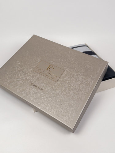 Постельное белье First Choice ARTWEL хлопковый сатин делюкс silver евро, фото, фотография