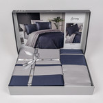 Постельное белье First Choice SERENITY хлопковый сатин делюкс denim & grey евро, фото, фотография