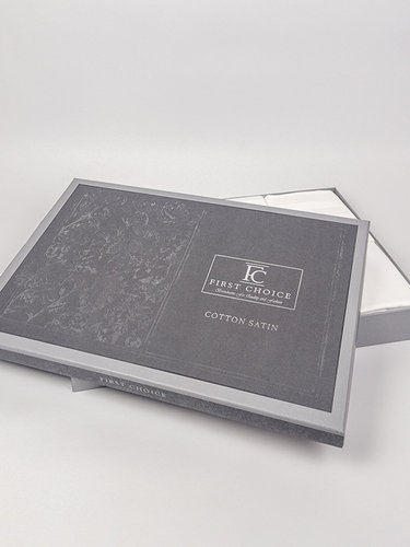 Постельное белье First Choice BROAD LINE хлопковый сатин cream евро, фото, фотография