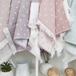 Набор кухонных полотенец 40х60 см (4 шт.) Tivolyo Home DOTTY хлопок бежевый, фото, фотография