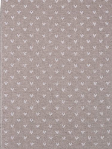 Набор кухонных полотенец 40х60 см (4 шт.) Tivolyo Home HEARTS хлопок бежевый, фото, фотография