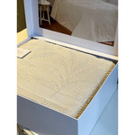 Махровая простынь-покрывало для укрывания Tivolyo Home CASERTA хлопок бежевый 220х240, фото, фотография