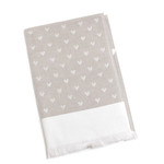 Набор кухонных полотенец 40х60 см (4 шт.) Tivolyo Home HEARTS хлопок бежевый, фото, фотография