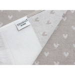 Набор кухонных полотенец 40х60 см (4 шт.) Tivolyo Home HEARTS хлопок бежевый, фото, фотография