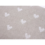 Набор кухонных полотенец 40х60 см (4 шт.) Tivolyo Home HEARTS хлопок бежевый, фото, фотография