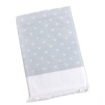 Набор кухонных полотенец 40х60 см (4 шт.) Tivolyo Home HEARTS хлопок бирюзовый, фото, фотография