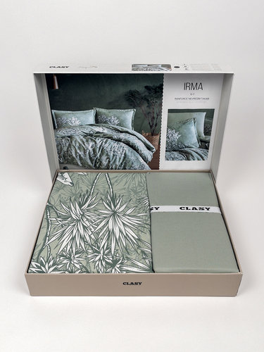 Постельное белье Clasy IRMA хлопковый ранфорс V1 евро, фото, фотография