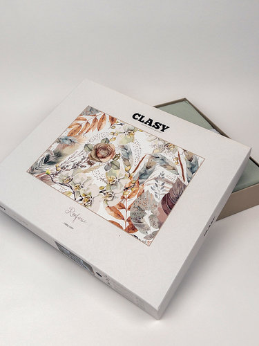 Постельное белье Clasy IRMA хлопковый ранфорс V1 евро, фото, фотография