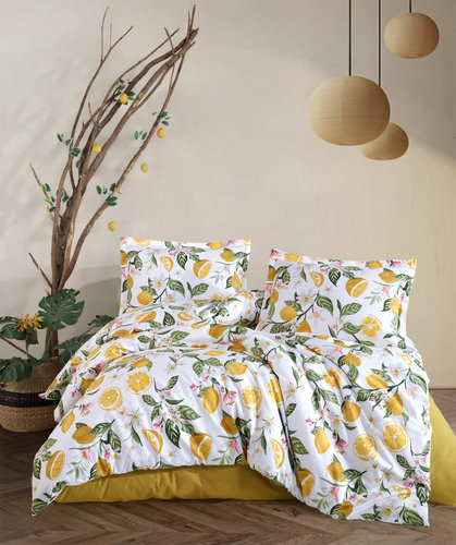 Постельное белье Clasy LIME хлопковый ранфорс V1 евро, фото, фотография