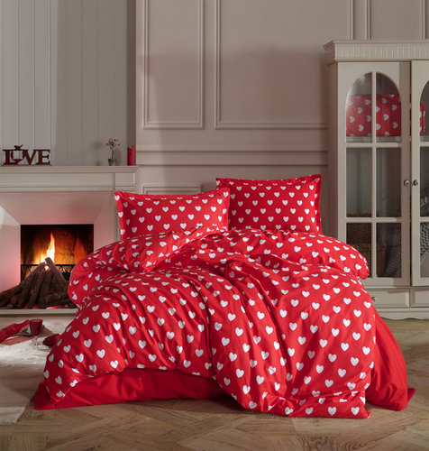 Постельное белье Clasy AMOR хлопковый ранфорс V1 евро, фото, фотография