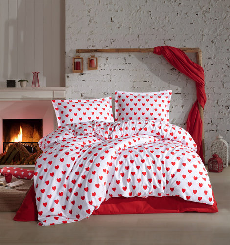 Постельное белье Clasy AMOR хлопковый ранфорс V2 евро, фото, фотография