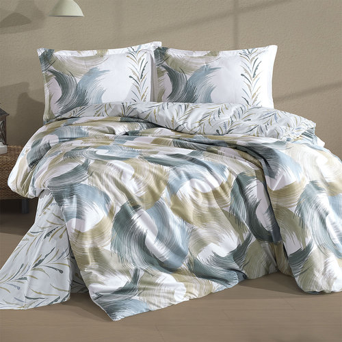 Постельное белье Clasy ESTIVA хлопковый ранфорс V1 евро, фото, фотография