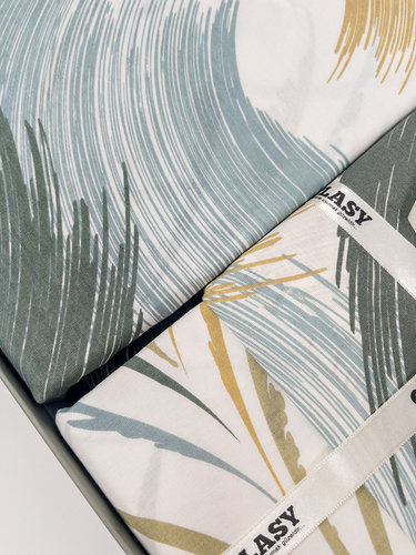 Постельное белье Clasy ESTIVA хлопковый ранфорс V1 евро, фото, фотография