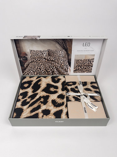 Постельное белье Clasy LEO хлопковый ранфорс V1 евро, фото, фотография