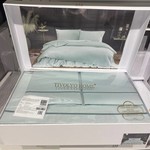 Постельное белье Tivolyo Home CASUAL хлопковый сатин делюкс бирюзовый семейный, фото, фотография
