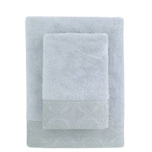 Набор полотенец для ванной 2 пр. Soft Cotton HERA хлопковая махра ментоловый