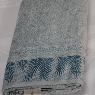 Полотенце для ванной DO&CO CALI хлопковая махра бирюзовый 70х140