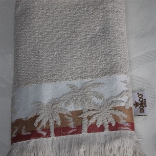 Полотенце для ванной DO&CO PALMIYE хлопковая махра бежевый 70х140