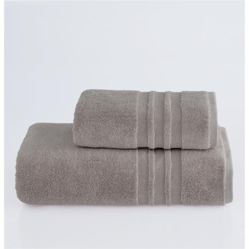 Набор полотенец для ванной 2 пр. Soft Cotton PRESTIGE хлопковая махра бежевый, фото, фотография