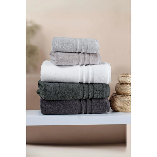 Набор полотенец для ванной 2 пр. Soft Cotton PRESTIGE хлопковая махра белый, фото, фотография