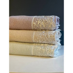 Полотенце для ванной Tivolyo Home MAGGY хлопковая махра лиловый 50х100, фото, фотография