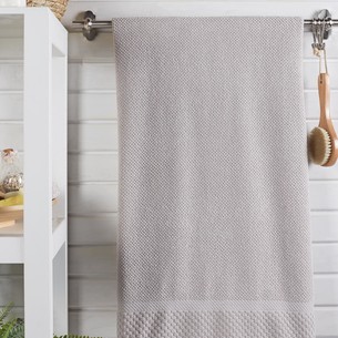 Полотенце для ванной DO&CO SEVAKIN хлопковая махра молочный 50х90