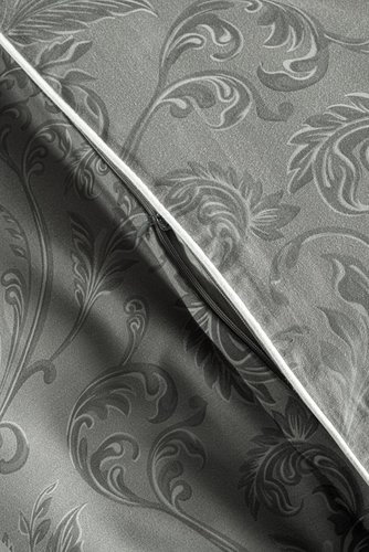 Постельное белье DO&CO ELLAN хлопковый сатин делюкс зелёный евро, фото, фотография