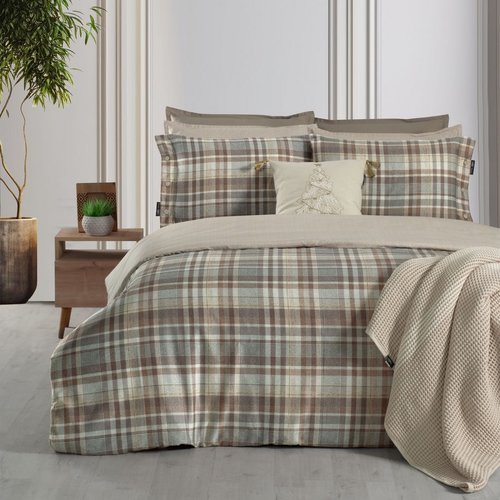 Постельное белье Sarev WINSTON хлопковый сатин делюкс mocha евро, фото, фотография