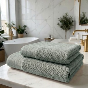 Полотенце для ванной Sofi De Marko CANDY хлопковая махра голубой 50х90