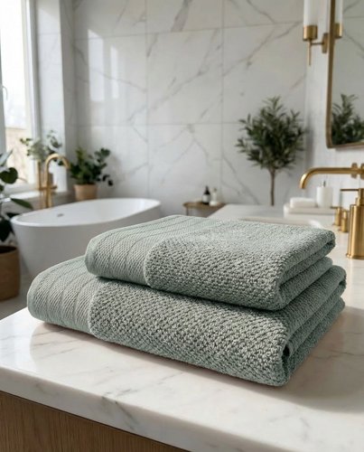 Полотенце для ванной Sofi De Marko CANDY хлопковая махра голубой 50х90, фото, фотография