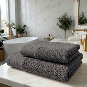 Полотенце для ванной Sofi De Marko CANDY хлопковая махра пепельный 50х90