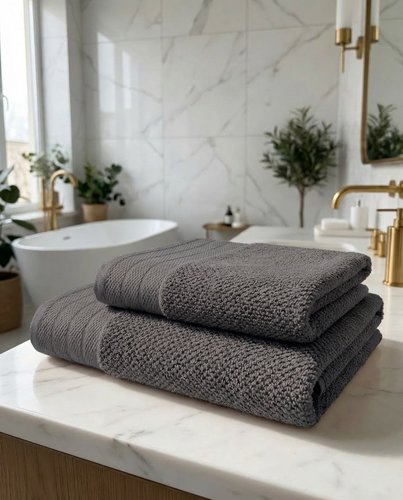 Полотенце для ванной Sofi De Marko CANDY хлопковая махра пепельный 50х90, фото, фотография