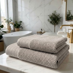 Полотенце для ванной Sofi De Marko CANDY хлопковая махра серый 50х90