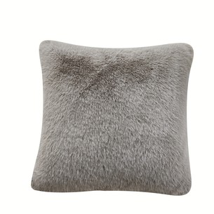 Декоративная подушка Sofi De Marko ФИЛИЦИЯ искусственный мех серый 45х45