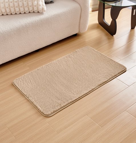Набор ковриков для ванной Sofi De Marko PELLICIA искусственный мех капучино 50х70, 60х100, фото, фотография