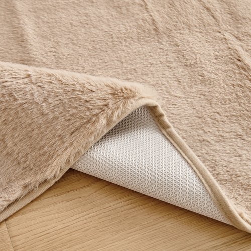 Набор ковриков для ванной Sofi De Marko PELLICIA искусственный мех капучино 50х70, 60х100, фото, фотография