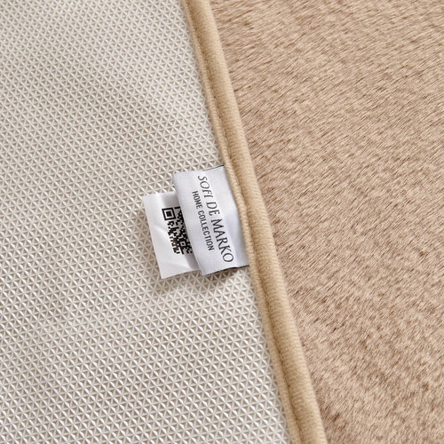 Набор ковриков для ванной Sofi De Marko PELLICIA искусственный мех капучино 50х70, 60х100, фото, фотография