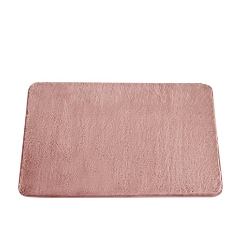 Набор ковриков для ванной Sofi De Marko PELLICIA искусственный мех пепельная роза 50х70, 60х100, фото, фотография