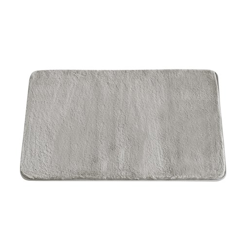 Набор ковриков для ванной Sofi De Marko PELLICIA искусственный мех серый 50х70, 60х100, фото, фотография