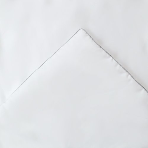 Постельное белье без пододеяльника с одеялом Sofi De Marko PREMIUM MAKO хлопковый сатин белый евро, фото, фотография